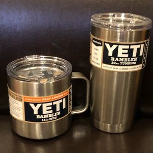 Yeti rambler 20oz tumbler & 14 oz coffee mug set